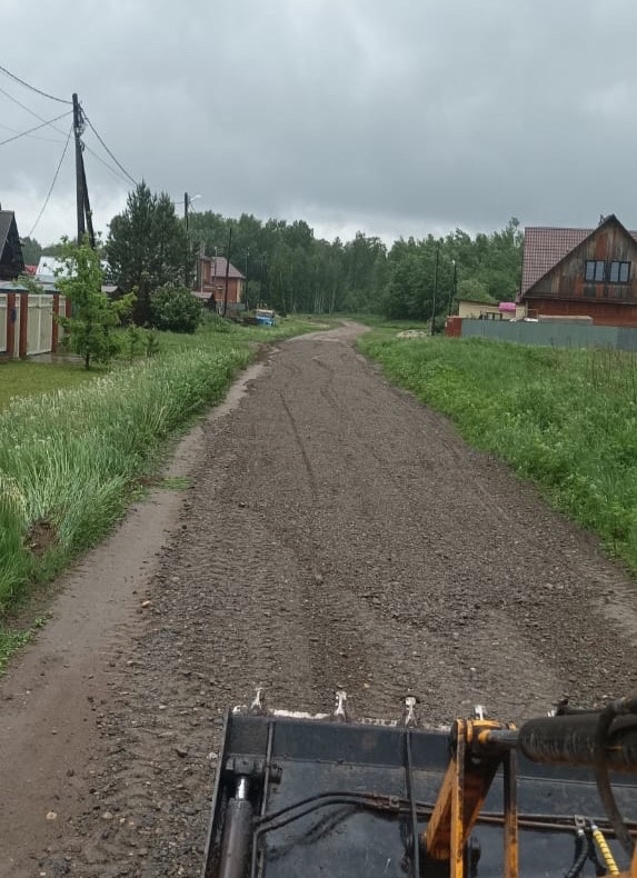 Отсыпка дорог в населенных пунктах.